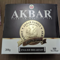 Чай черный Akbar English Breakfast 100 пак