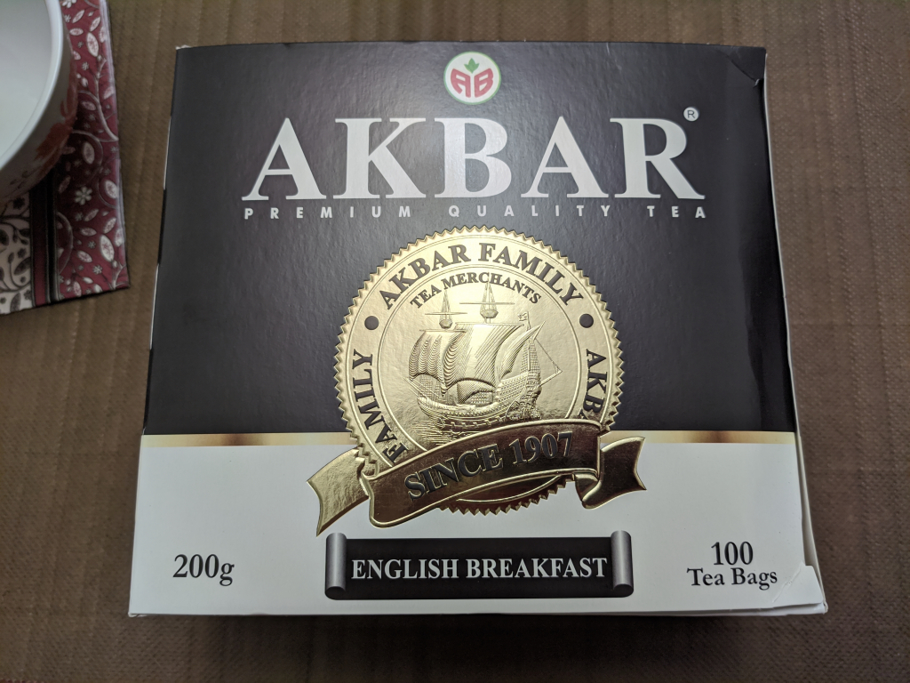 Чай Акбар - Чай черный Akbar English Breakfast 100 пак