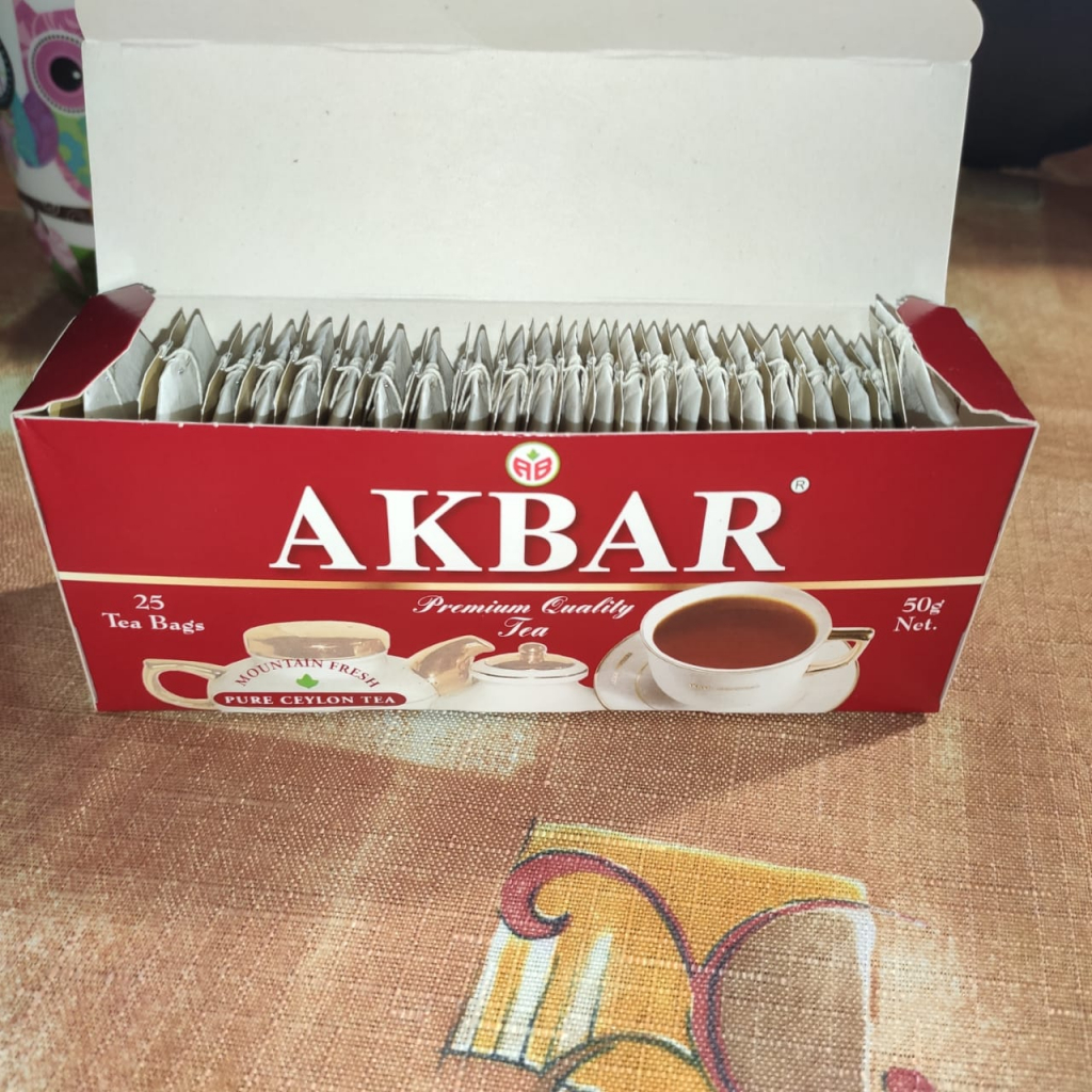 Чай Акбар красно белый - Вкусный цейлонский чай